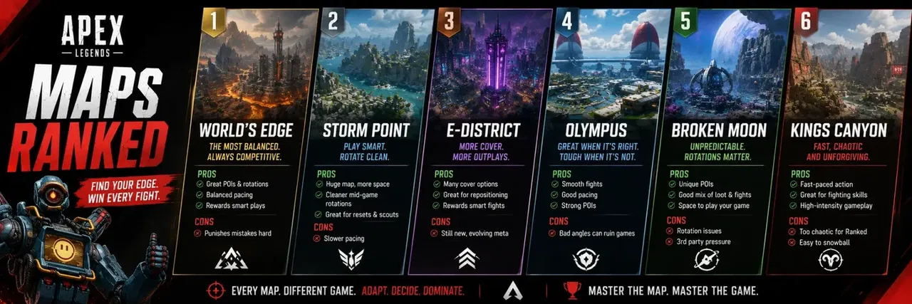 Best Apex Legends for Each Ranked Map