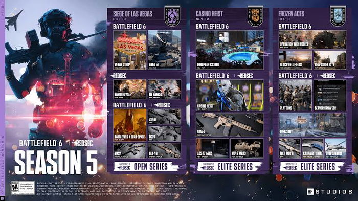 Battlefield 6 Season 5: Siege of Vegas Maps, Weapons, Events and Dates